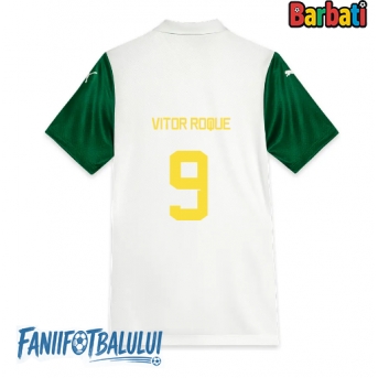 Palmeiras Vitor Roque #9 Tricou Fotbal Replică 2025-26 Barbati Deplasare